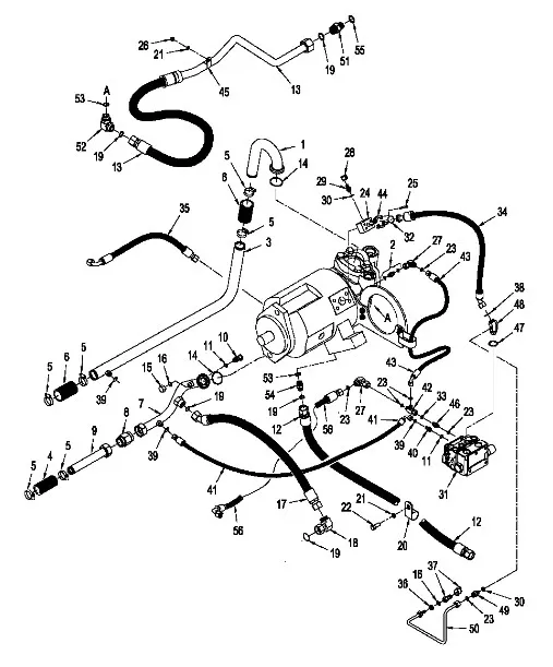 327466A1 - Шланг гидр. 1420мм TJT9/St.